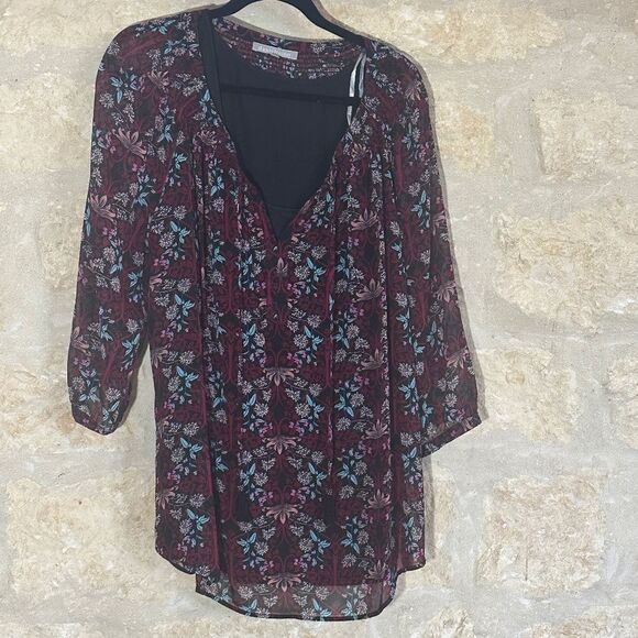 Daniel Rainn Wilcox Tie Neck Blouse 2x Stitch Fix NWT - Picture 1 of 2